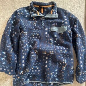 Patagonia Synchilla Blue and Orange Fleece